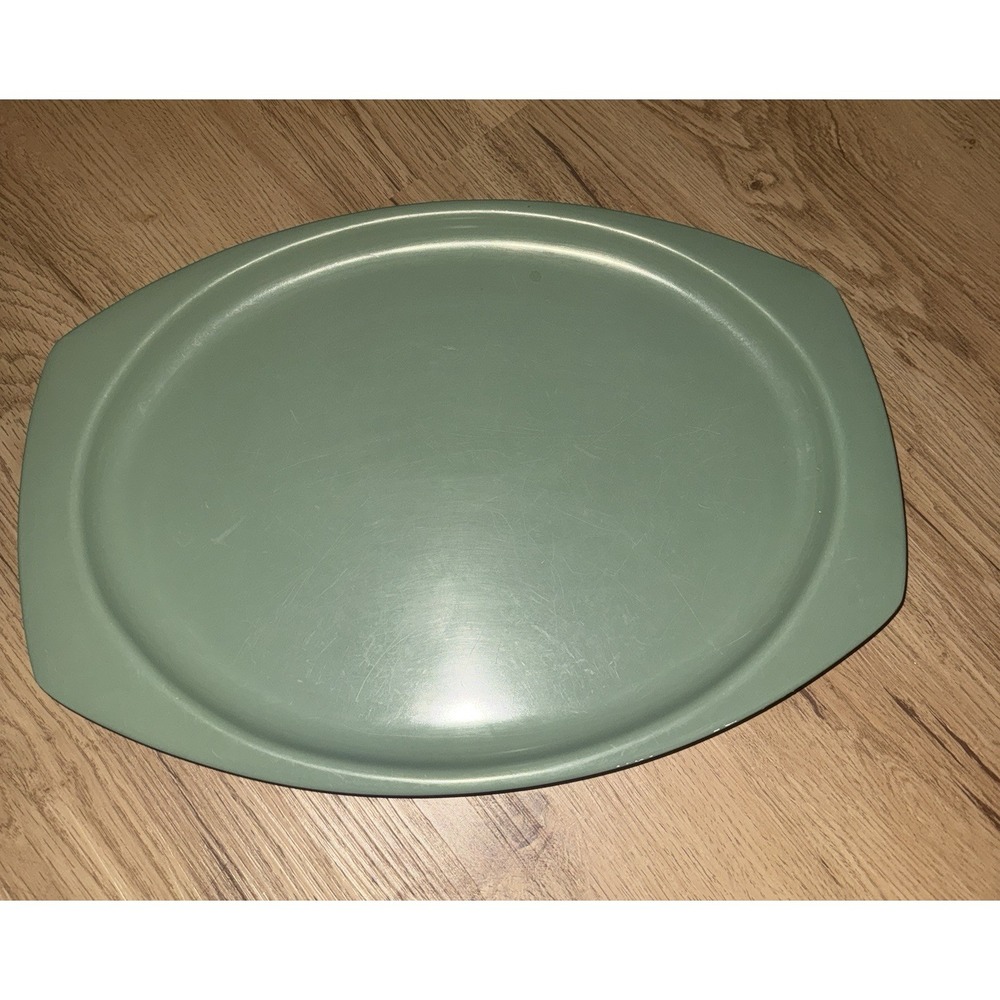 PROLON WARE  SEA FOAM Light GREEN 9952 15" Serving Platters PROLONWARE